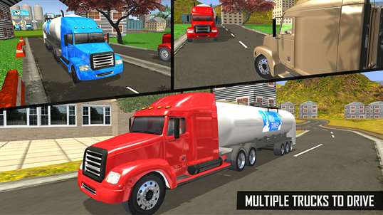 Milk-Man:Offroad Transporter Trailer Truck Drive screenshot 4