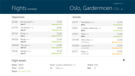 Flights Norway Screenshots 2
