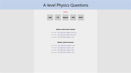 A-level Physics Questions screenshot 1