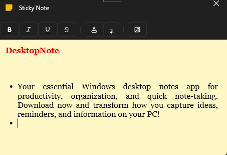 Notes - Keep screenshot