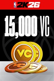 NBA 2K26 virtuaalivaluuttapakkaus 15 000 yksikköä