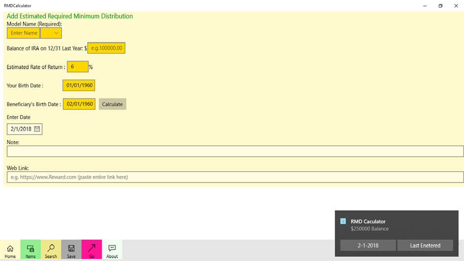RMDCalculator (Windows) 由: jhseu01