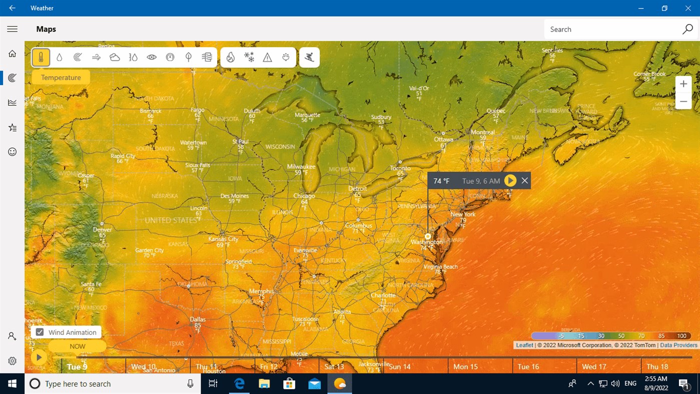 #5. MSN Weather (Windows) De: Microsoft Corporation