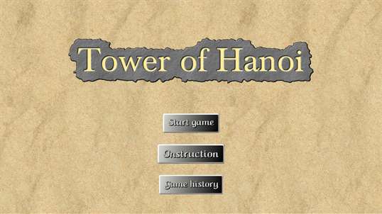 Towers of Hanoi screenshot 1