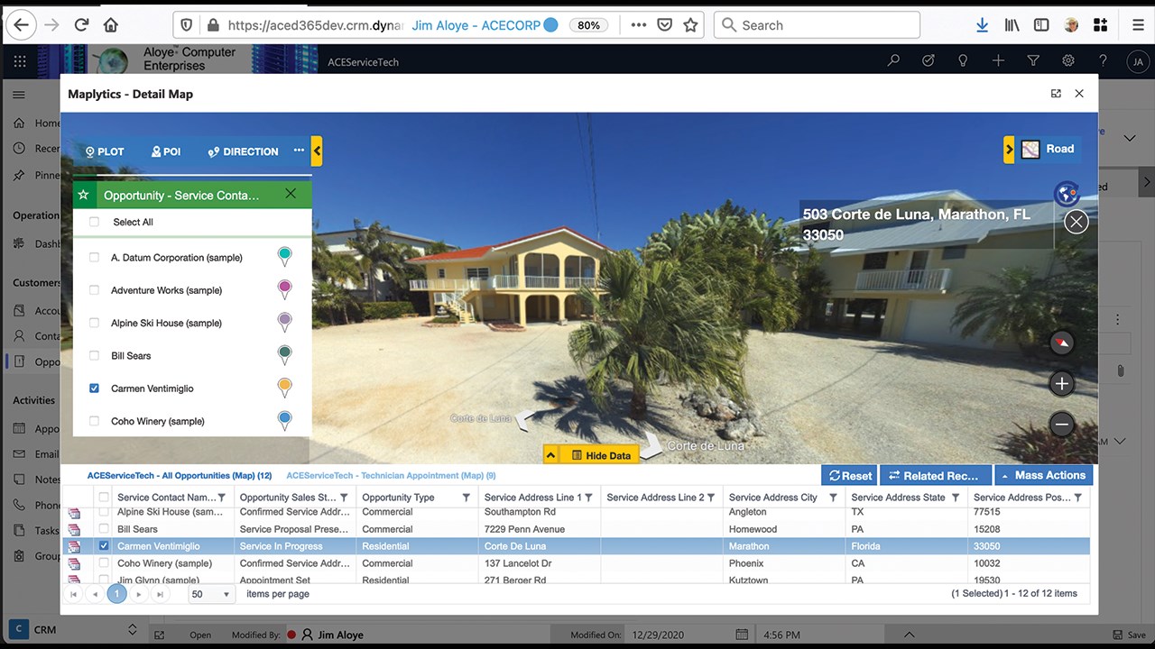 Snapshot 1 of ACE Business Management App for D365 CE