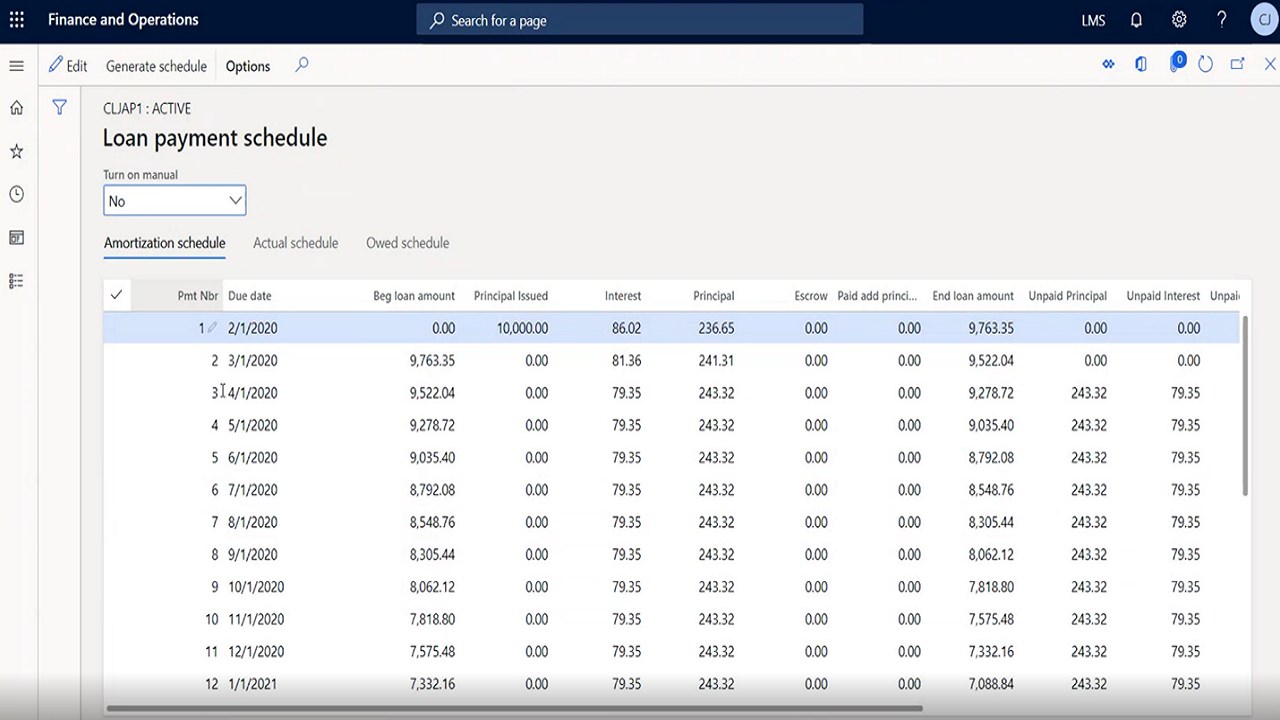 Snapshot 5 of Loan Management System