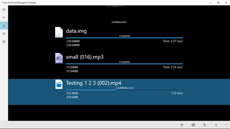 Turbo Download Manager PC/Tablet Screenshots 1