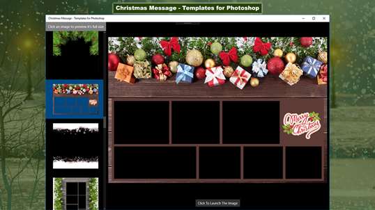 Christmas Message - Templates for Photoshop screenshot 4