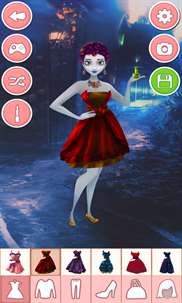 Dress up game for girls - Vampires screenshot 2