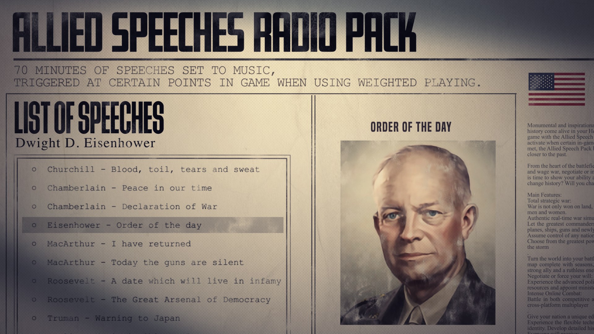 Hearts Of Iron IV: Allied Speeches Music Pack Download Free