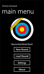 Archery Scorecard screenshot 1