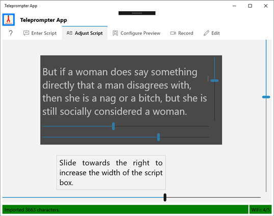 Teleprompter App screenshot 4