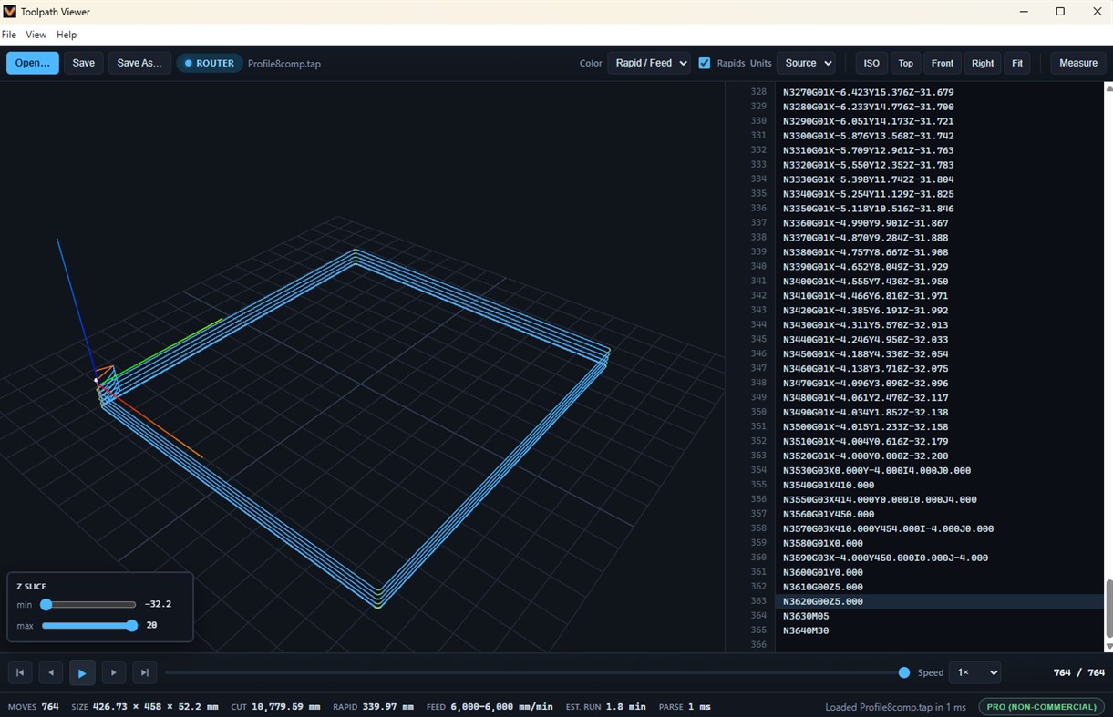 #2. Toolpath Viewer (Windows) By: WOMBAT LOGIC