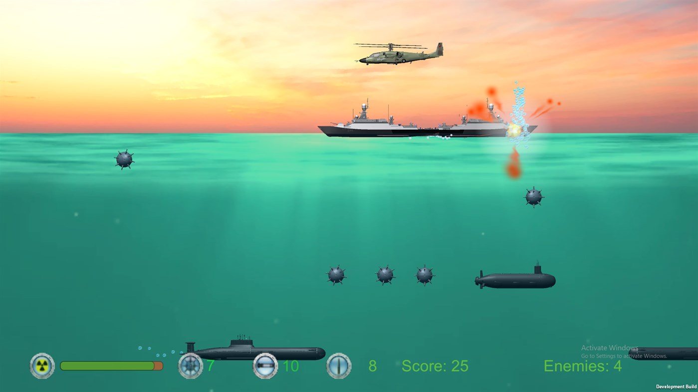 #6. Submarine Attack 3D (Windows) 由: Five Star Apps vAlexey Kropotin