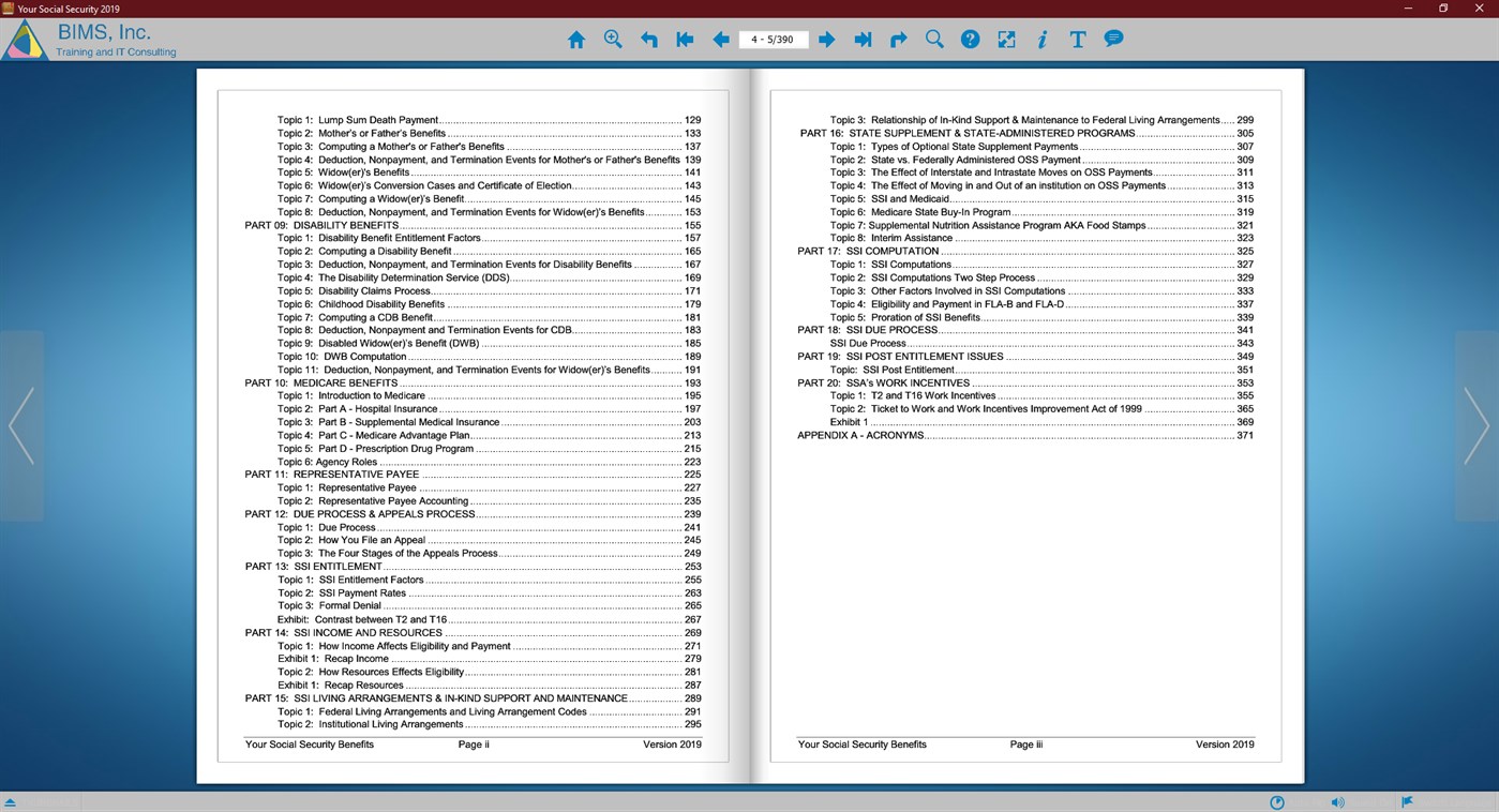 #3. Your Social Security Benefits (Windows) Podle: BIMS Inc