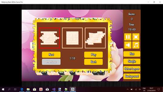 Mahjong Black White Game Pro screenshot 3