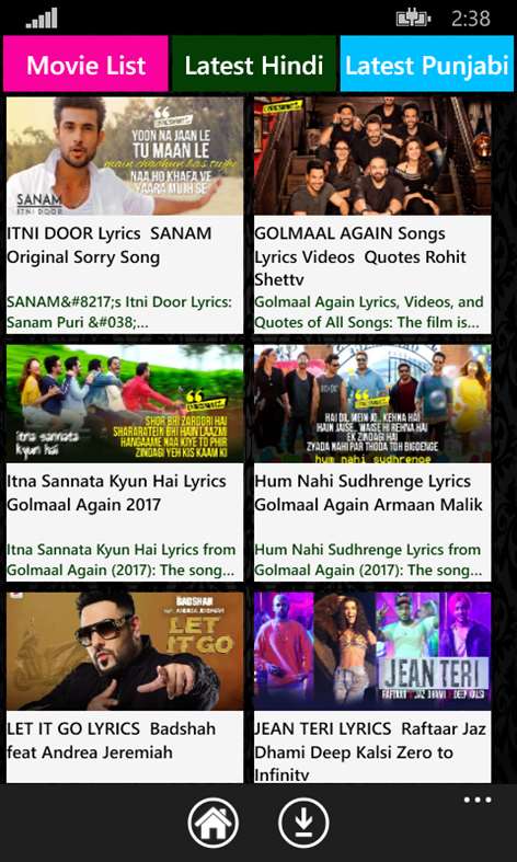 Old Hindi Songs Lyrics Screenshots 2