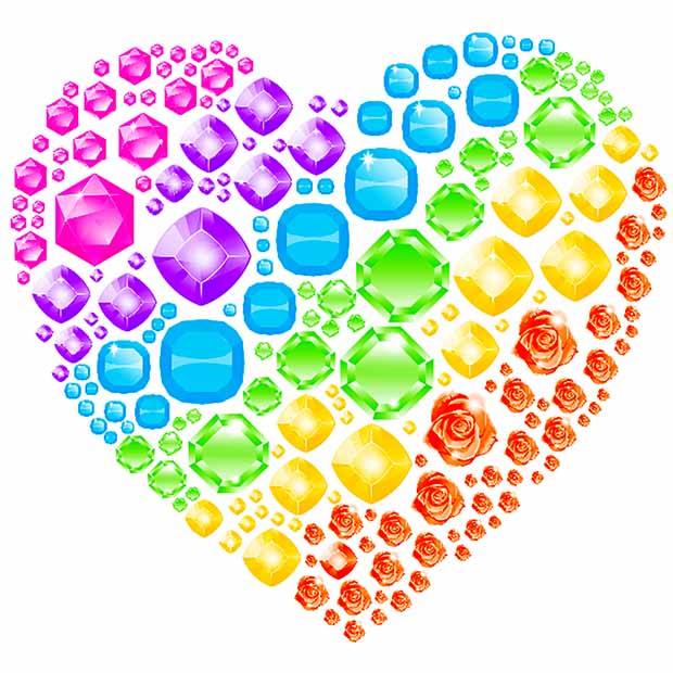 Jewel art : Color By Number