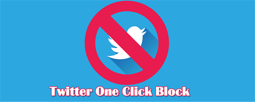 Twitter One Click Block marquee promo image