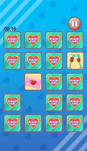 Valentine Memory Game screenshot 4
