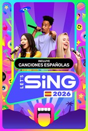 Let's Sing 2026 con éxitos de España