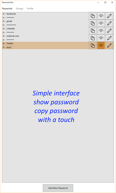 Password One Screenshots 2