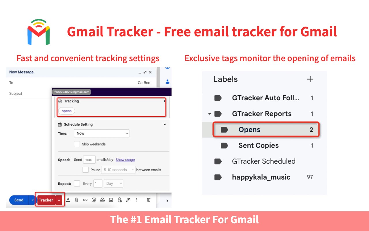 Gmail Tracker - free email tracker for gmail