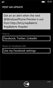WP8 Preview Alerts screenshot 4