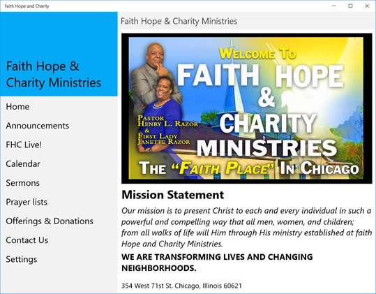 Faith Hope & Charity screenshot 1