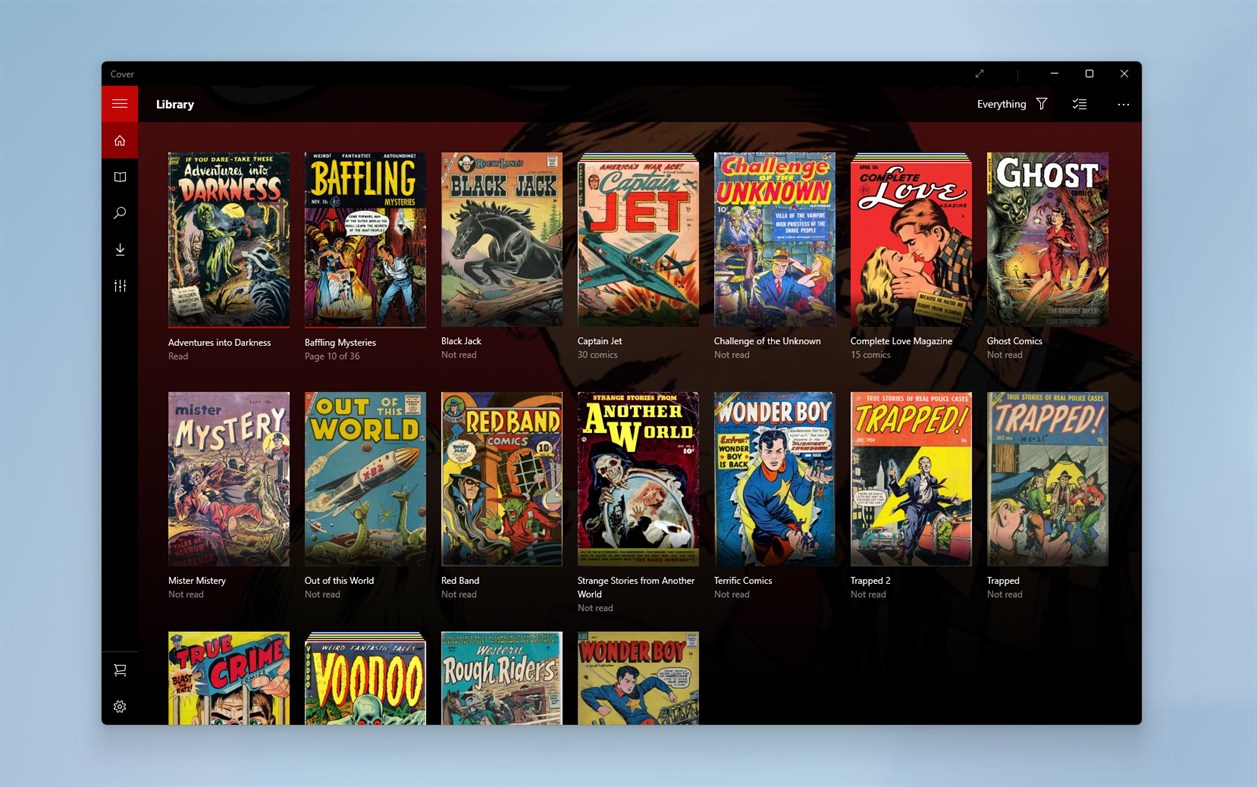 #2. Cover - Comic reader (Windows) Podle: French Fry Software