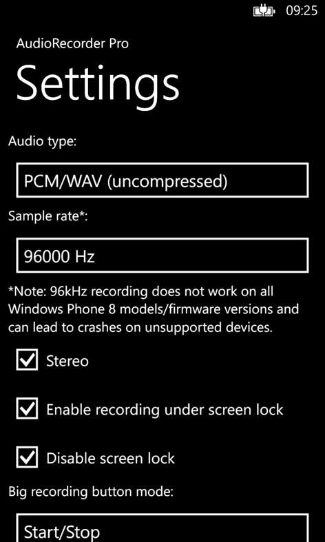 Audio Recorder Pro Screenshots 2