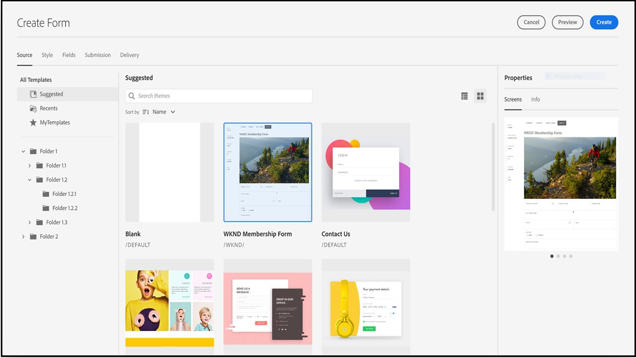 Snapshot 1 of Adobe Experience Manager