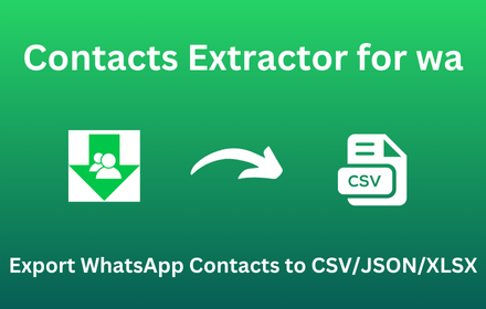 Contact Extractor for wa small promo image