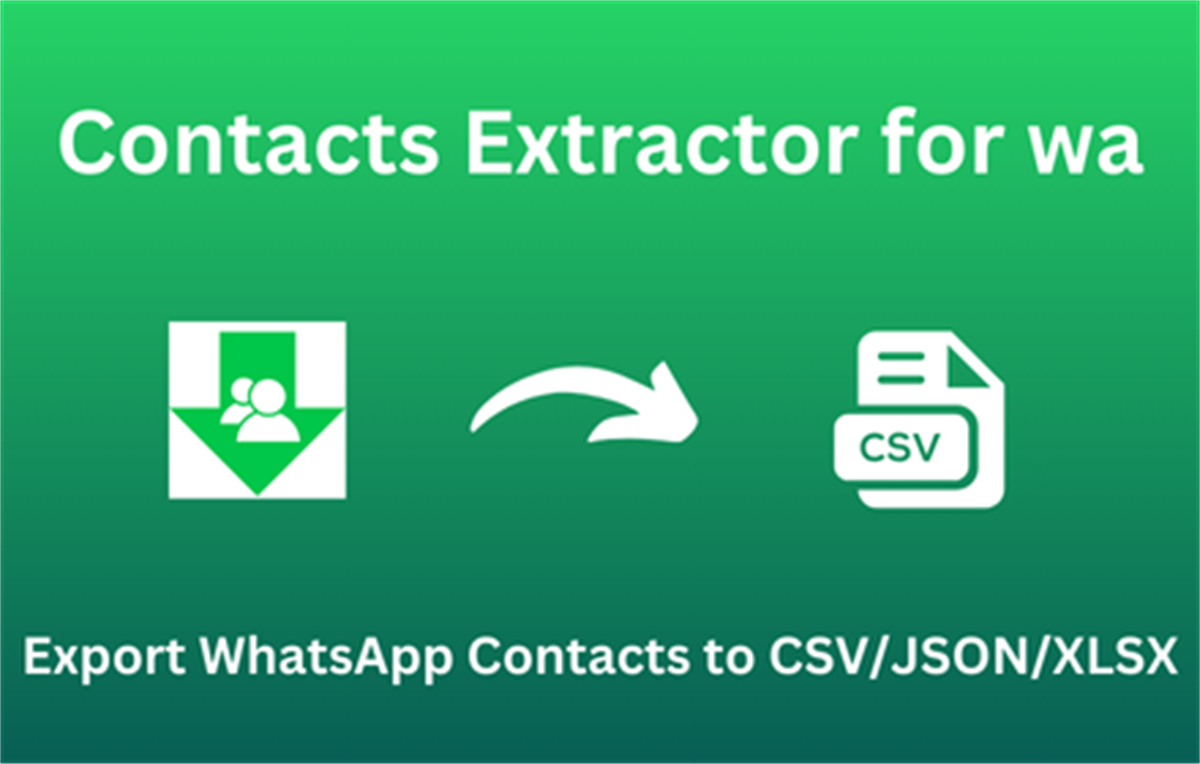 Contact Extractor for wa