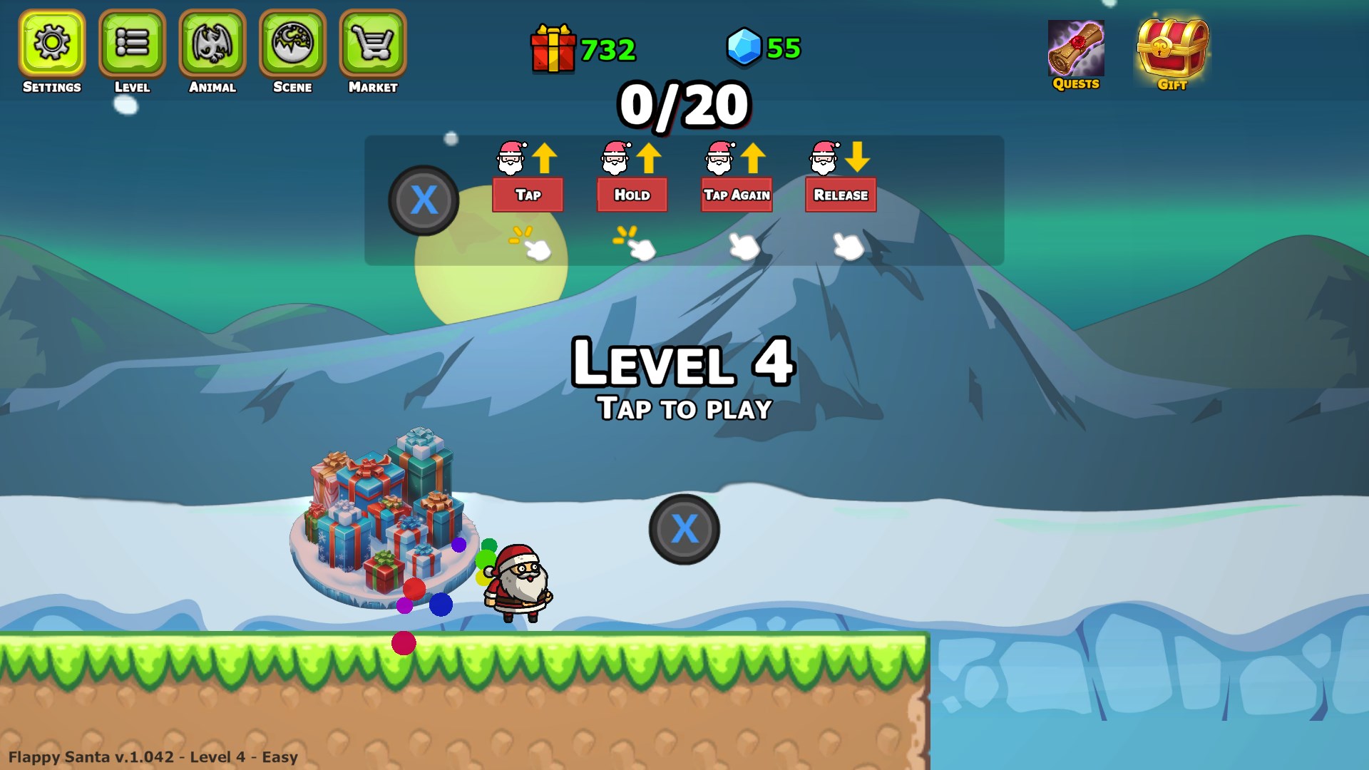 Santa Flappy Inn screenshot 1 of 4