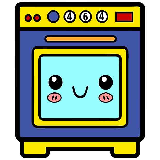 Kawai Color By Number: Cute Cartoon Sandbox Coloring Book