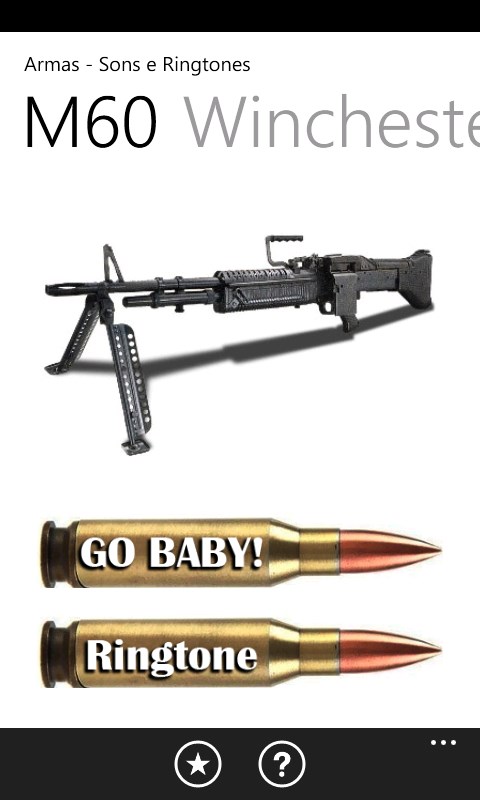 Imágen 6 Armas - Sons e Ringtones windows