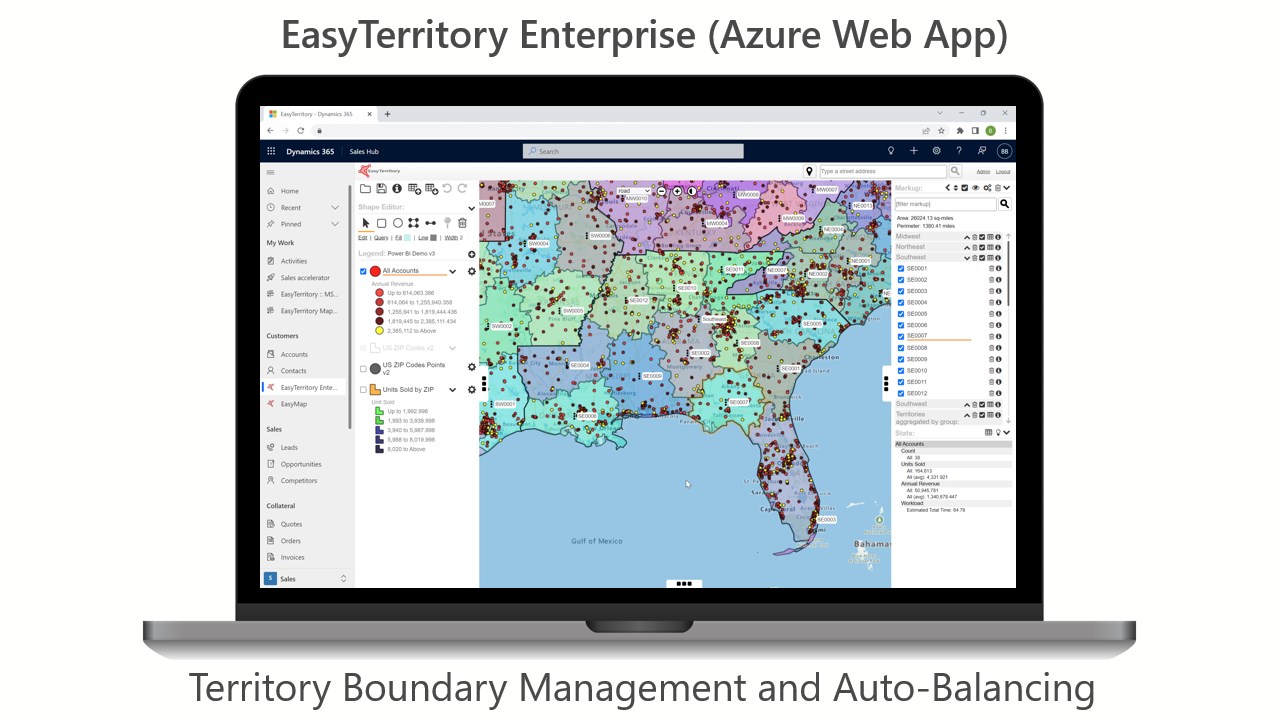 Snapshot 3 of EasyTerritory - Territory Management & Route Planning