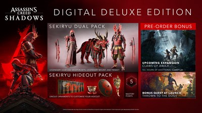 Assassin's Creed Shadows Digital Deluxe Edition — скриншот 1