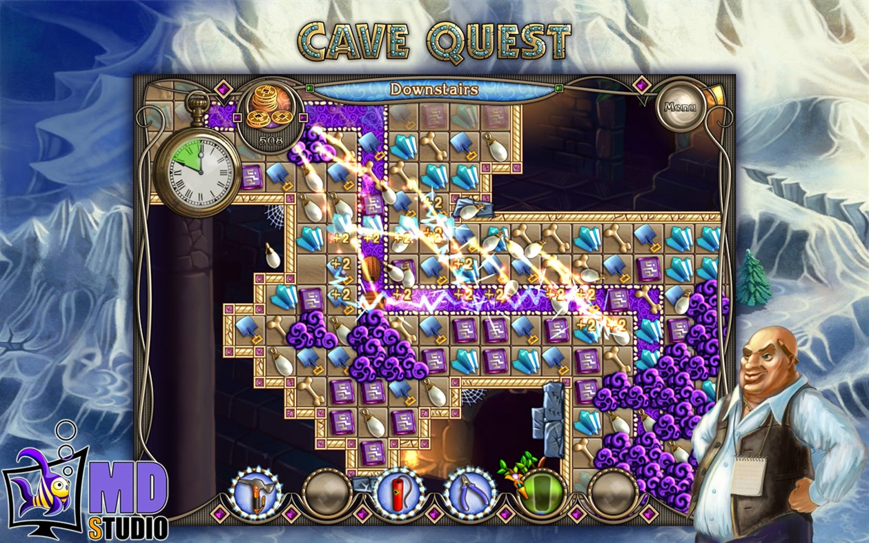 #2. Cave Quest - Match 3 Adventure (Windows) 由: Sergey Molchanov