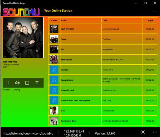 Sound4u Radio App screenshot 1