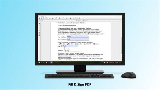 PDF Fill & Sign, Rotate, Delete & Rearrange Tool screenshot 2