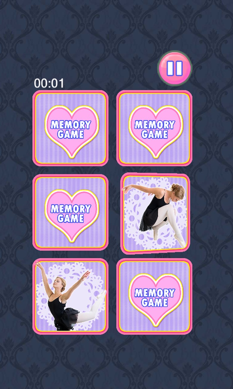 Captura de Pantalla 6 Ballerina Memory Game windows