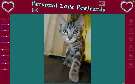 Personal Love Postcards screenshot 2