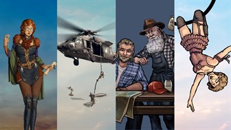 Klabater Bundle: The Amazing American Circus, Moonshine Inc., Heliborne and Crossroads Inn