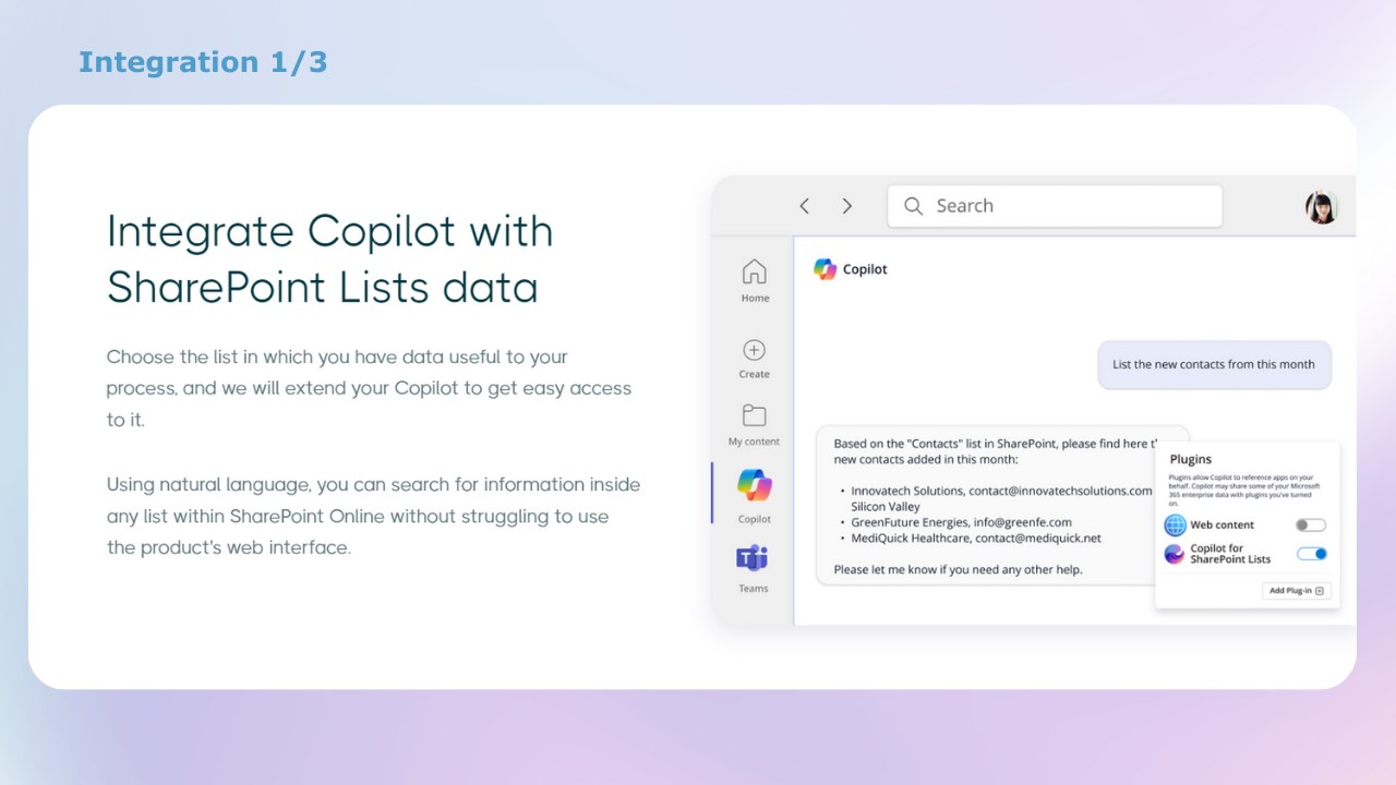Snapshot 4 of Extensibility Service for Microsoft Copilot