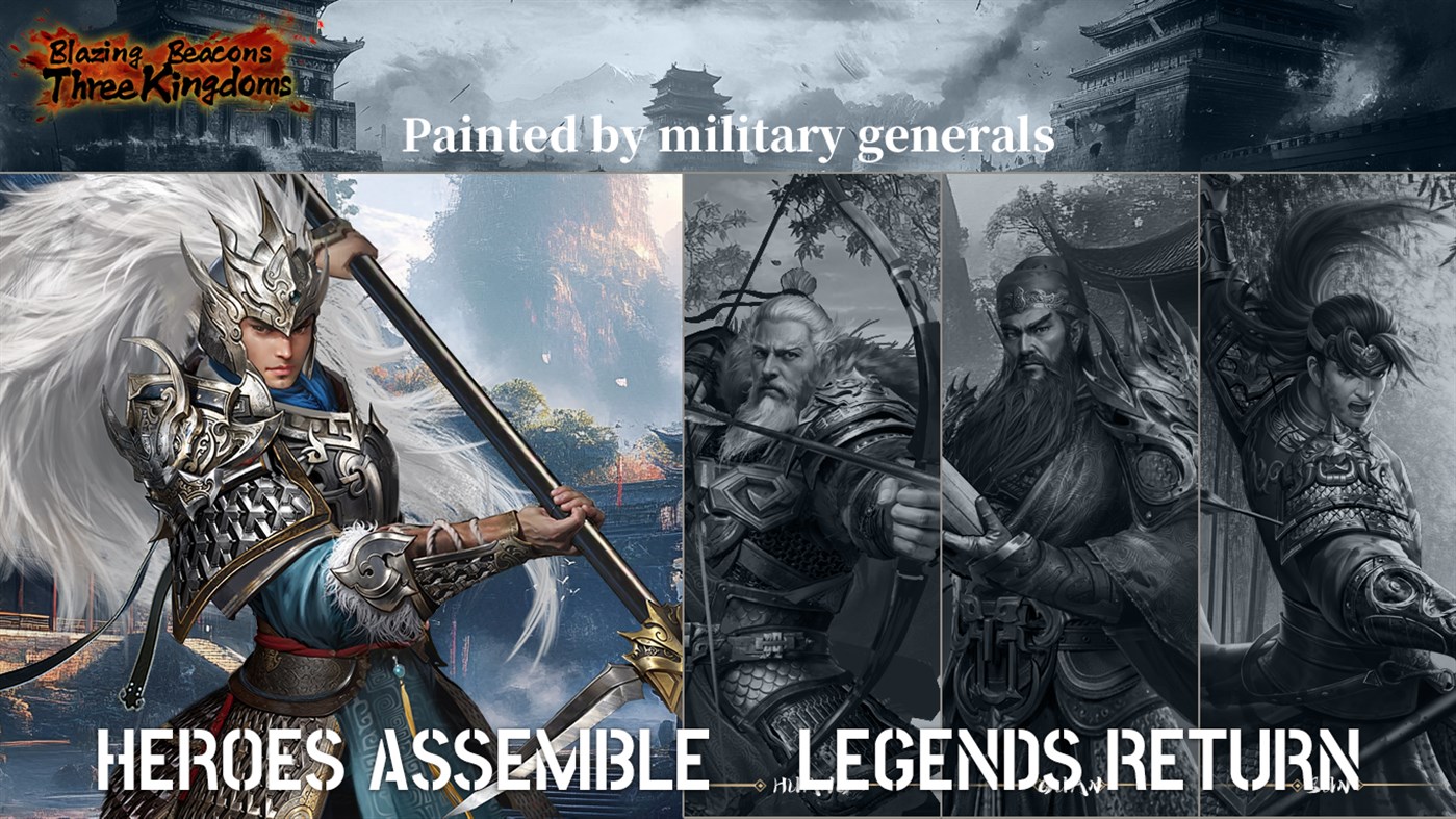 #3. Blazing Beacons: Three Kingdoms (Windows) Podle: MIRACLE GAMES INC.