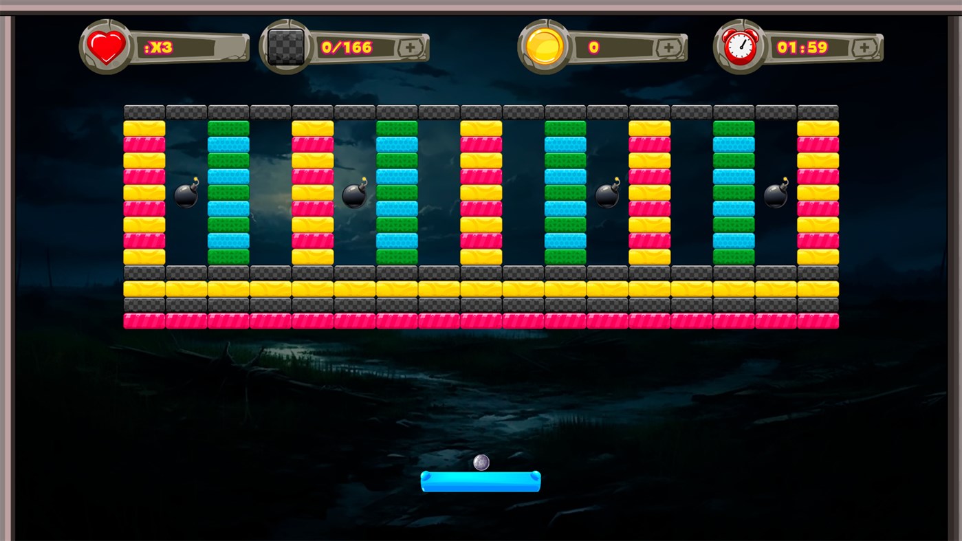 #4. BREAKING BRICKS 3 IN 1 (Xbox) Podle: YUME GAME STUDIO