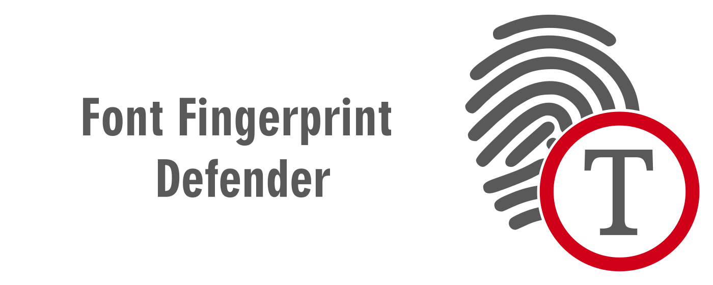 Font Fingerprint Defender marquee promo image