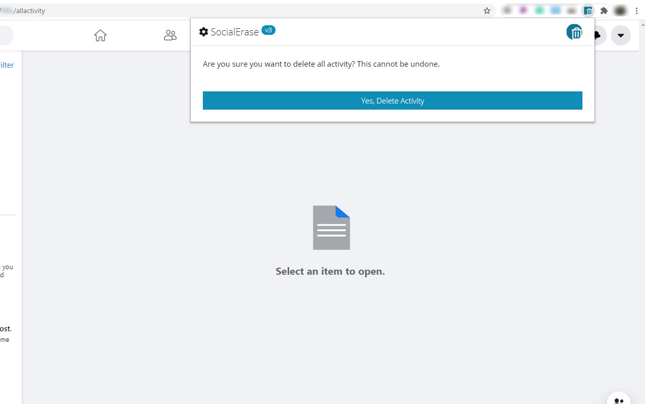 Delete Social Media Posts Photos Etc Microsoft Edge Addons